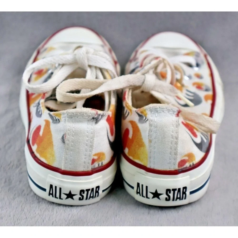 Converse Chuck Taylor All Star‎ Shoes Unisex Kids Size 3 White Canvas Sneakers